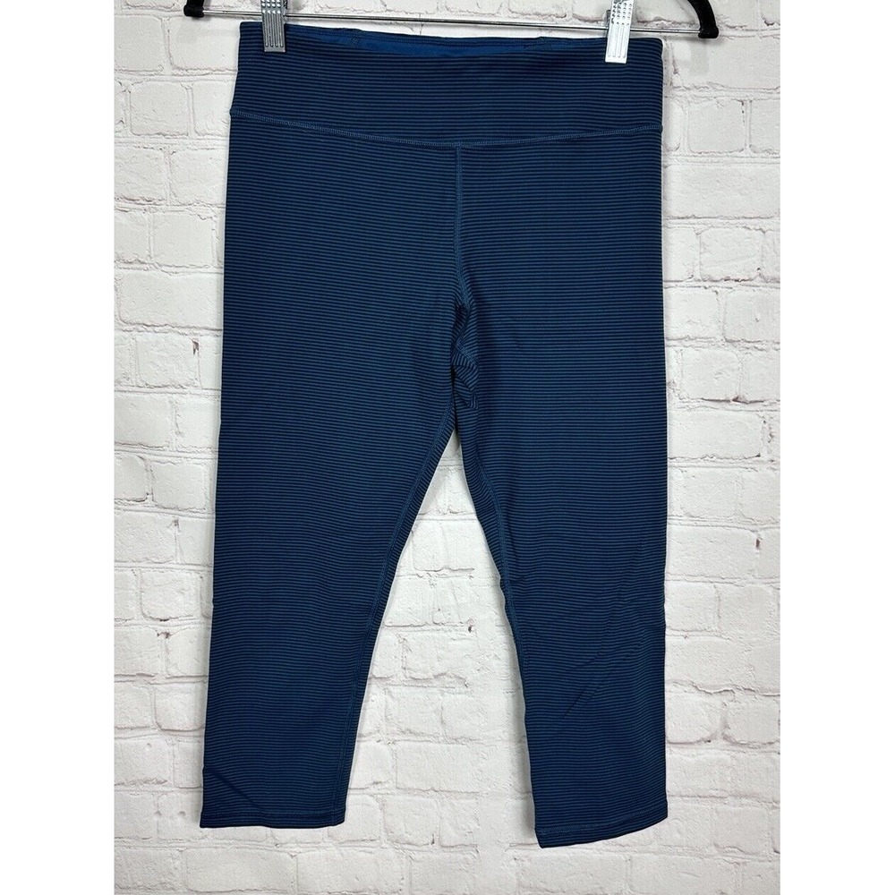 American Eagle AEO striped cropped leggings, sz M GUC